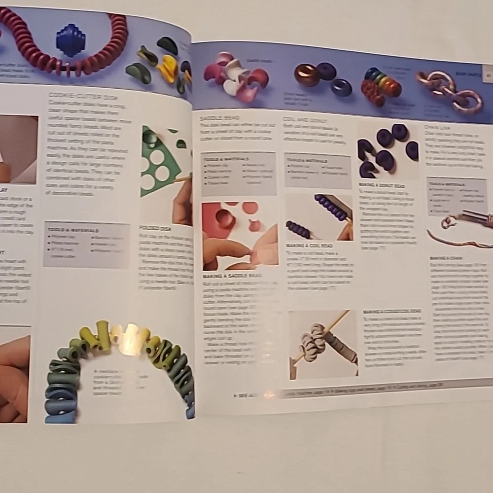 Making Polymer Clay Beads Step Book By Step Book By Carol Blackburn Jewelry - Picture 11 of 16